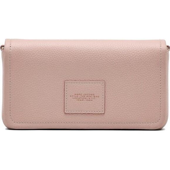 Marc Jacobs The Leather Mini Crossbody Bag - Rose - Picture 2 of 3